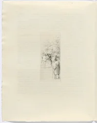Frédéric Mistral: Mémoires et Recits by Frédéric Mistral: figures on street (page 130)