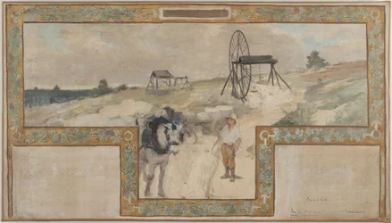 Travail dans la carrière
