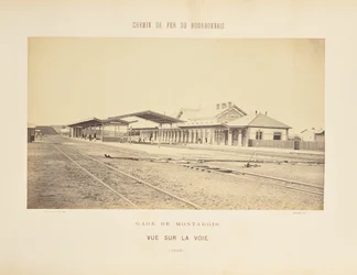 Gare de Montargis, Vue Sur la Voie