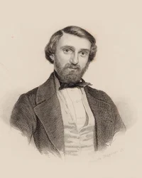 Portrait du compositeur Giuseppe Verdi 1813-1901, c. 1850