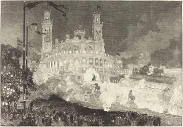 14 Juillet. Illumination du Palais du Trocadéro