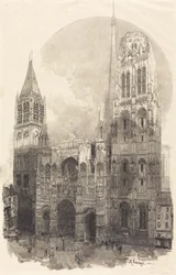 Cathédrale de Rouen, 1888