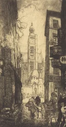 Rue de la Montagne-Sainte-Geneviève, Paris, 1906