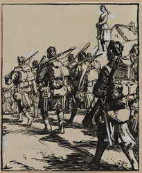 Bataille des Frontières: Groupe des Soldats Britanniques