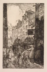 La Bièvre, Les Gobelins, Saint-Séverin: Le Quartier Saint-Séverin: La Rue des Prêtres Saint-Séverin