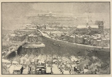 Paris sous la neige