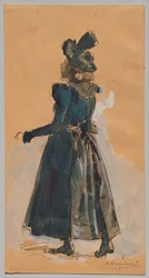 Étude pour la gravure 