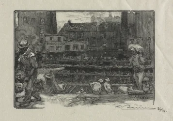 Déchargeurs de plâtre (Canal Saint-Martin)