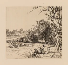 Auguste Lepère : Le pommier renversé (Picardie)