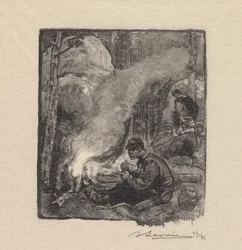 Forêt de Fontainebleau: Le Repas des Bûcherons