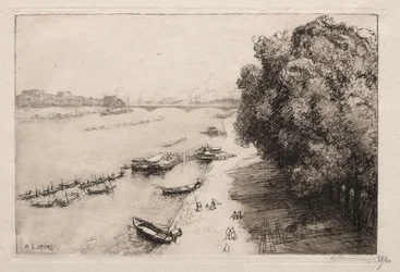 La Seine au Pont National, 1914