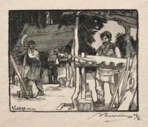 Le Fabricant de lattes, 1889