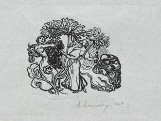 Almanach de Paris, 1897: Cul-de-lampe, Automne