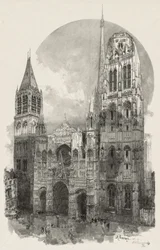 Rouen Illustré : La Cathédrale de Rouen, 1888