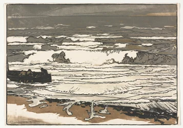 Les vagues déferlantes, marée de septembre 1901