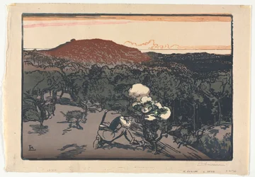 Le braconnier, dunes de Saint Jean de Mont, 1901