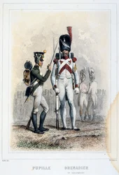 Grenadier et élève du 3e régiment, 1859
