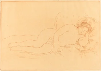Femme nue couchée