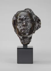 Tête de Hanako Ohta Hisa, modèle vers 1908, moulée en 1965