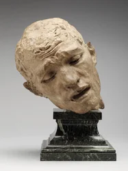 Tête de Pierre de Wiessant, vers 1885; moulage vers 1912