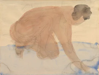 Figure nue à quatre pattes, 1900-1910
