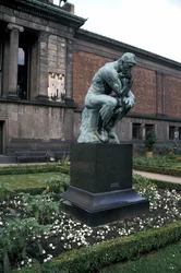 La statue du Penseur de Rodin, Ny Carlsberg Glyptotek, Copenhague, Danemark, Europe