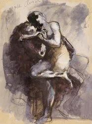 Vase Clodion (Amoureux) vers 1880