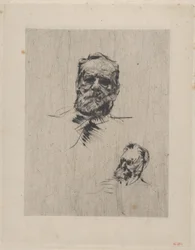 Victor Hugo de face