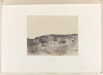 Vue sur la grotte de Jérémie, près de Jérusalem