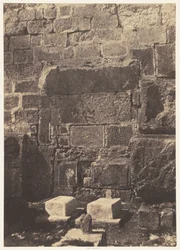 Jérusalem. Enceinte du Temple. Poterne de Josaphat