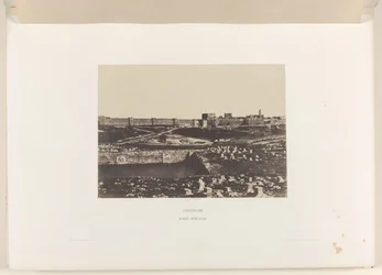 Bassin de Mamilla en dehors des murs de la vieille ville de Jérusalem