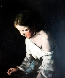 Jeune Fille Cousant, c.1865