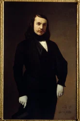 Portrait de Théophile Gautier (1811-1872), poète, romancier et critique littéraire