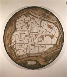 Carte circulaire de Vienne, 1547-49
