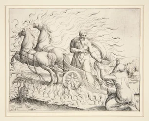 Élie dans le char de feu