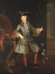 Portrait du roi Louis XV (1710-1774) enfant