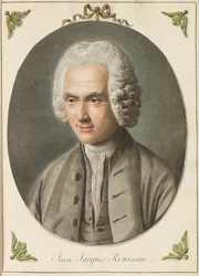 Portrait de Jean-Jacques Rousseau, vers 1775