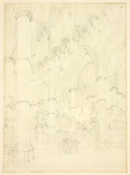 Allée nord, abbaye de Westminster