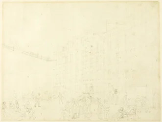 Étude pour la prison de Fleet, tirée de Microcosm of London
