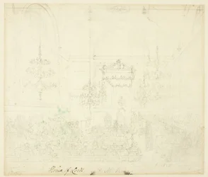 Étude pour la Chambre des Lords, de Microcosm of London