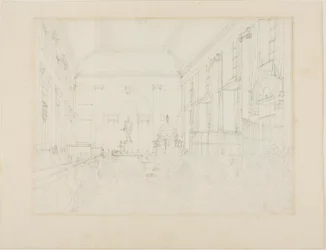 Étude pour la Grande Salle, Banque d
