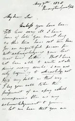 Une lettre d