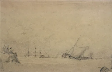 Lugger se dirigeant vers l