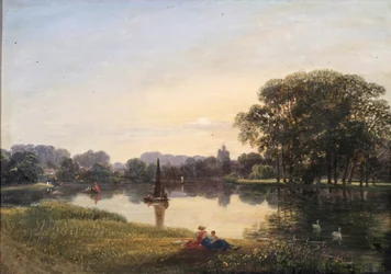La rivière à Chiswick, vers 1800