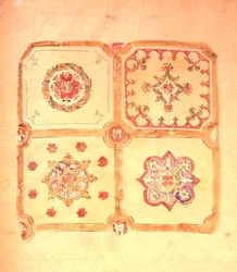 Conception du plafond pour le Palais de Westminster