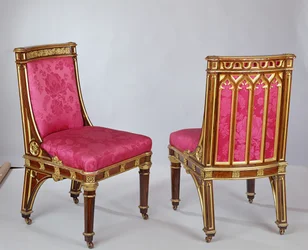 Paire de chaises, fabriquées par Morel et Seddon