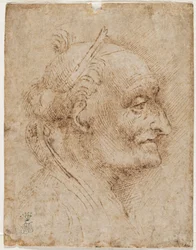 Vieille tête de voûte à droite, 16ème siècle