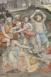 Le Martyre de Saint Étienne, (détail)