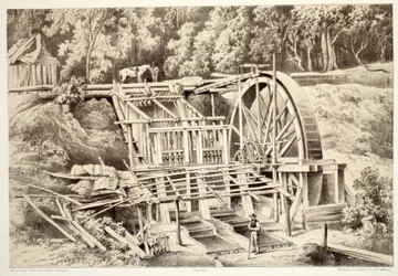 Moulin à écraser le quartz, de L