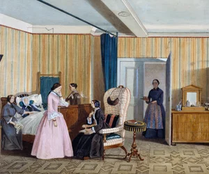 Chambre de style Biedermeier, Autriche